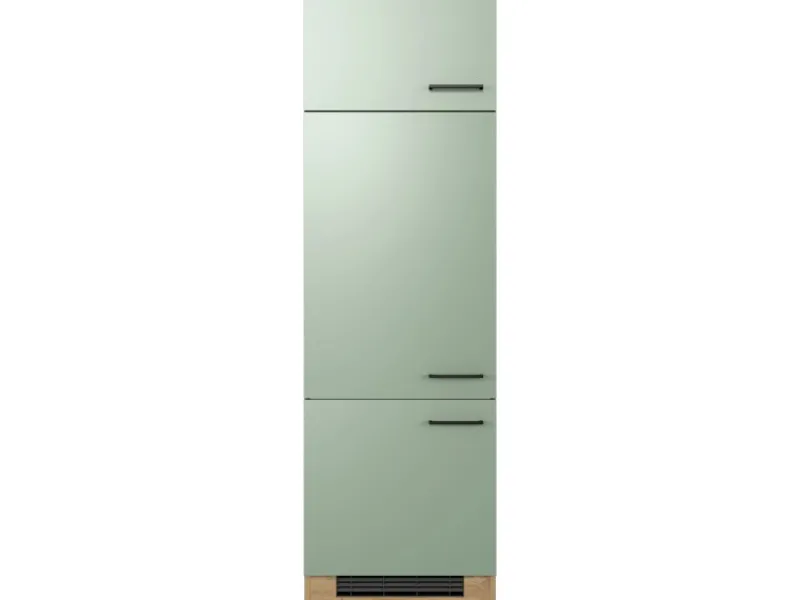 Outlet Küchen-Geräteschrank Cara 60x200cm Schilfgrün matt-Artisan E. Küchenschränke