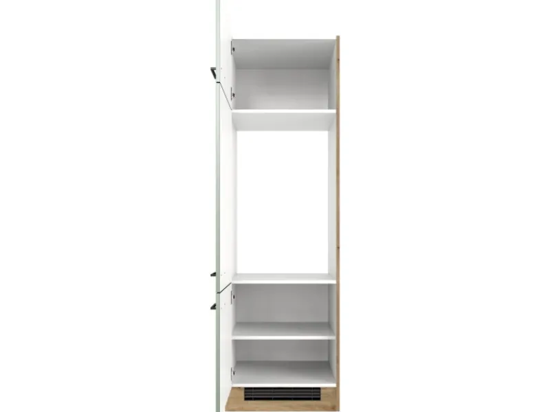 Outlet Küchen-Geräteschrank Cara 60x200cm Schilfgrün matt-Artisan E. Küchenschränke