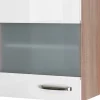 Online Küchen-Hängeschrank Valero 50x55cm Hgl.-Weiß-Sonoma Eiche Küchenschränke