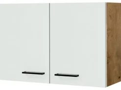 Online Flex-Well Exclusiv Küchen-Oberschrank Vintea 80 cm Magnolie matt - Lancelot Oak