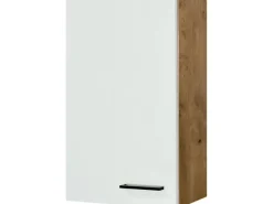 Outlet Küchen-Oberschrank  Vintea 50x89cm Magnolie matt-Lancelot Oak Küchenschränke