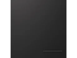 Outlet Flex-Well Exclusiv Küchen-Oberschrank Capri 50x 55cm Schwarz Matt-Endgrain Oak