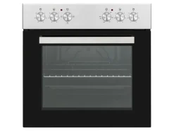 Outlet Küchenzeile 1706-005 Lund 220 cm Lichtgrau glänzend-Rauchgrau Herde|Kühlschränke