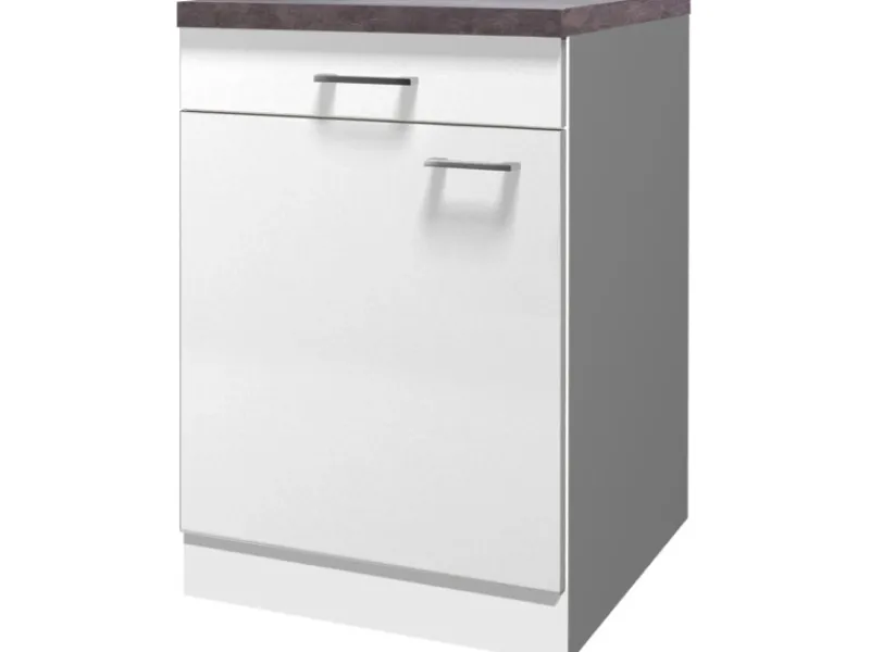 Discount Flex-Well Küchen-Unterschrank mit Arbeitsplatte Lucca 60 cm Küchenschränke