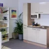 Sale Flex-Well Exclusiv Flex-Well Singleküche 130 cm Orlando Kaschmir Glanz-Sonome Eiche