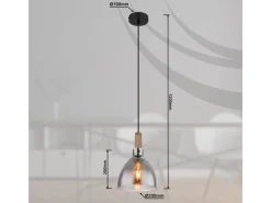 Best Hängeleuchte Mattea Schwarz Ø 20 cm Kücheninseln