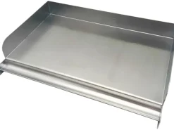 Clearance Edelstahl Plancha Grillplatte Hochwertige BBQ Grillfläche für Gas und Holzkohlegrill Pfannen