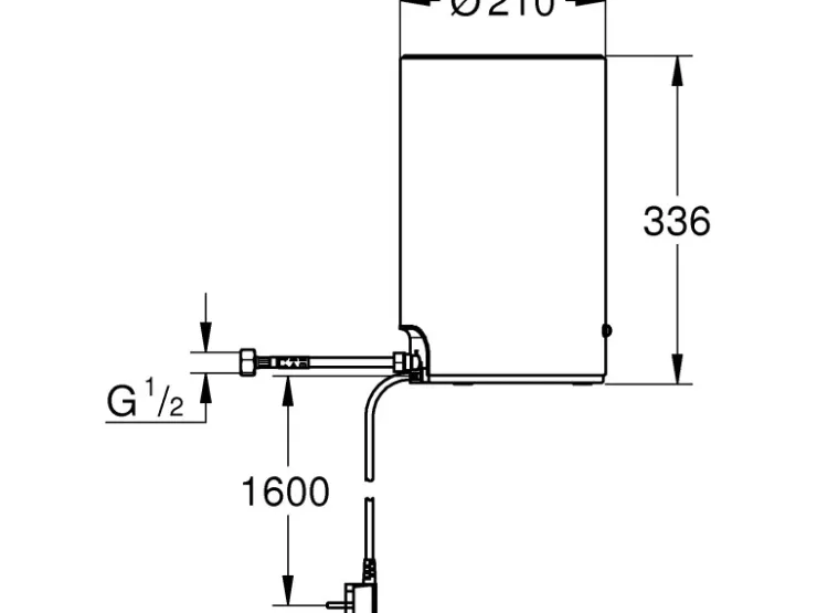 Clearance Grohe Boiler Red M-Size Chrom