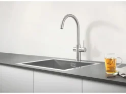 Grohe Einhebelmischer<C-Auslauf Armatur und Boiler Red Duo M-Size Supersteel