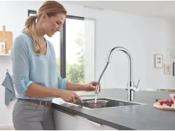 Grohe Zubehör Für Küchenarmatur|Ersatzteile Küchenarmatur<C-Auslauf Starter Kit Blue Home Chrom