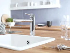 Grohe Einhebelmischer<Concetto Küchenarmatur DN 15 mittelhoch m. Schwenkbereich
