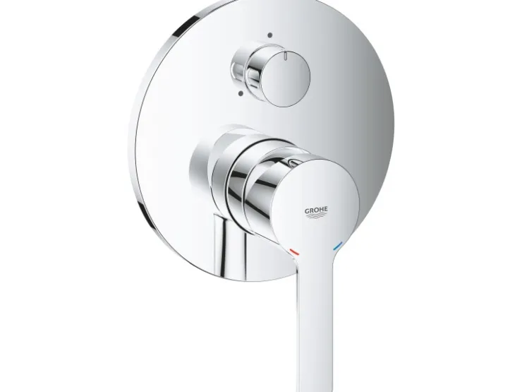 Grohe Einhebelmischer<Einhandbatterie mit 3-Wege-Umstellung Lineare Chrom