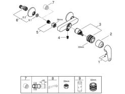 Discount Einhand-Brausebatterie Swift Einhebelmischer