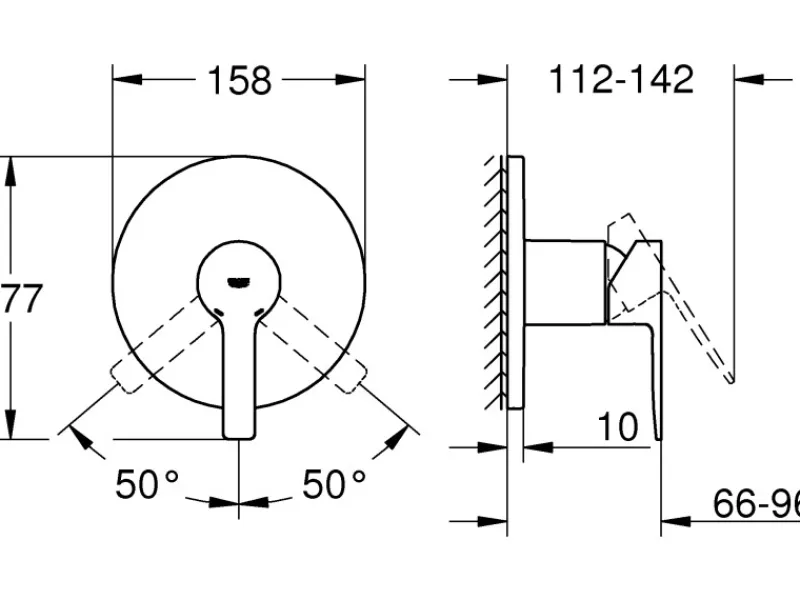 Sale Einhand-Brausebatterie Lineare Einhebelmischer