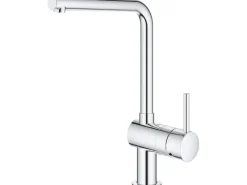 Sale Einhand-Spültischbatterie Minta Chrom 12,5mm (1/2") L-Auslauf Einhebelmischer