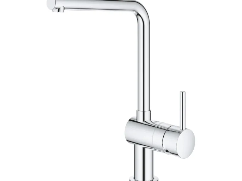 Sale Einhand-Spültischbatterie Minta Chrom 12,5mm (1/2") L-Auslauf Einhebelmischer