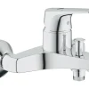 Clearance Einhand-Wannenbatterie BauFlow Chrom Einhebelmischer