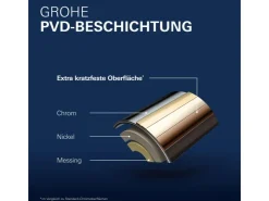 Grohe Einhebelmischer<Einhand-Waschtischbatterie Essence XL-Size Cool Sunrise gebürstet