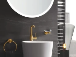 Grohe Einhebelmischer<Einhand-Waschtischbatterie Essence L-Size Cool Sunrise gebürstet