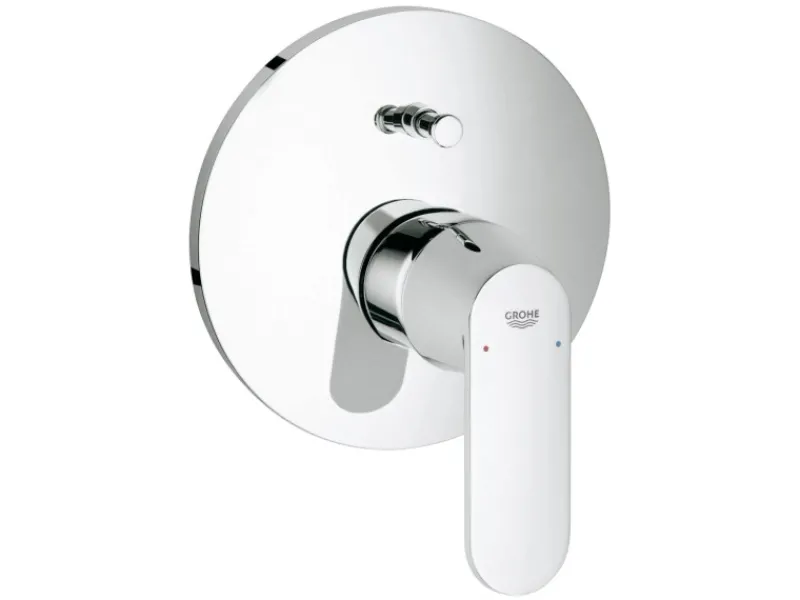 Einhebelmischer-Wannenarmatur Eurosmart C Chrom Einhebelmischer