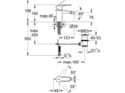 Sale Grohe Eurostyle C Einhand-Bidetbatterie DN 15