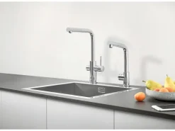Hot Grohe L-Auslauf Set Blue Professional Chrom