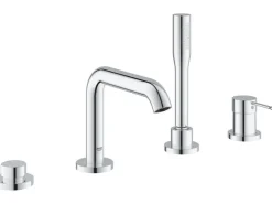 Grohe Einhebelmischer<4-Loch Einhand-Wannenkombination Essence Chrom