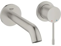 Sale Grohe 2-Loch-Waschtischbatterie Essence Supersteel