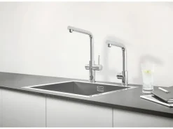 Grohe Einhebelmischer<Mono Armatur Set Blue Professional Chrom