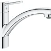 QuickFix  Einhand-Küchenarmatur Swift DN 15 Niedrig Schwenkbereich Chrom Einhebelmischer
