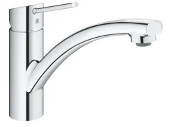 QuickFix Einhand-Küchenarmatur Swift DN 15 Niedrig Schwenkbereich Chrom Einhebelmischer