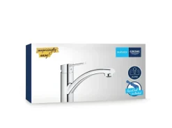 QuickFix  Einhand-Küchenarmatur Swift DN 15 Niedrig Schwenkbereich Chrom Einhebelmischer