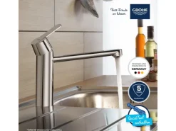 Outlet Grohe QuickFix Einhand-Küchenarmatur Get