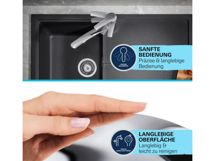 Outlet Grohe QuickFix Einhand-Küchenarmatur Get