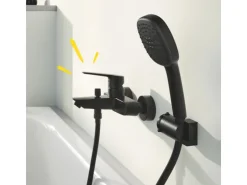 Outlet Grohe QuickFix Einhand-Wannenbatterie Start Schwarz