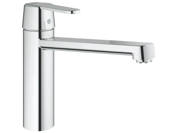 Grohe Einbauküchen<QuickFix Küchenarmatur Get Chrom Niederdruck mit schwenkbarem Rohrauslauf