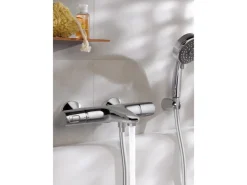Clearance Grohe QuickFix Thermostat-Wannenarmatur Precision Trend Chrom