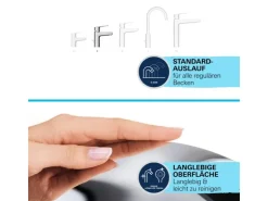 Sale Grohe QuickFix Waschtischarmatur Einhebelmischer Start Alira Chrom S
