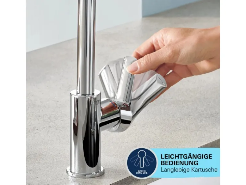 Best QuickFix Waschtischarmatur Einhebelmischer Start Alira Chrom L Einhebelmischer