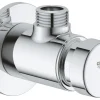 Grohe Wandauslaufventil<Selbstschluss-Brauseventil Euroeco CT Chrom