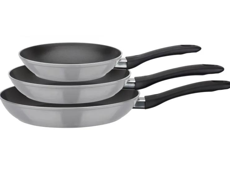 GSW Pfannen<Pfannen Premium Set Nova 3 Teillig Schwarz