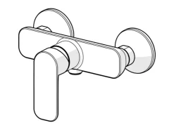 Hansa Einhebelmischer<Brausebatterie Einhebelmischer Basic 5545 Chrom