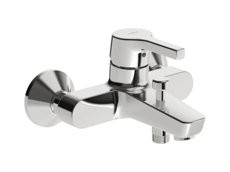 Discount Hansa Wannenfüll- und Brausebatterie Einhebelmischer Paleno 5645 Chrom