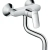 Discount Hansgrohe Einhebel-Küchenarmatur Logis für wandmontierte Ausgussbecken Chrom