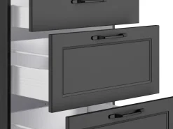 Held Möbel Herde|Gefrierschränke<Held Küchen Küchenzeile Kempten 360 cm Grau/Graphit mit E-Geräten /autark