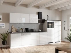 Best Held Küchen Kochfeldumschrank Gera 60 cm Weiß/Beton Kochfelder