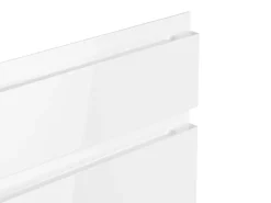Best Held Küchen Winkelküche Gera 240 cm Weiß/Beton ohne E-Geräte /autark Winkelküchen