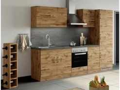 Sale Küchen-Hängeschrank Sorrento BxHxT 50x 57x 34cm Wotaneiche-Wotaneiche Single-Küchen|Pantryküchen