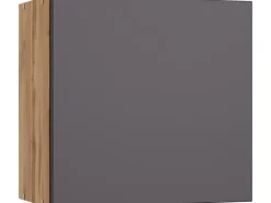 Best Küchen-Hängeschrank Turin 60 cm Graphit/Wotaneiche Küchenschränke