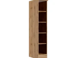 Held Möbel Kücheninseln|Küchenregale<Küchen-Midi-Regal Turin 30 cm Graphit/Wotaneiche Graphit-Wotaneiche